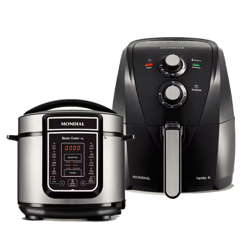 Fritadeira Elétrica Air Fryer Mondial AFN40FB 4L Panela Elétrica