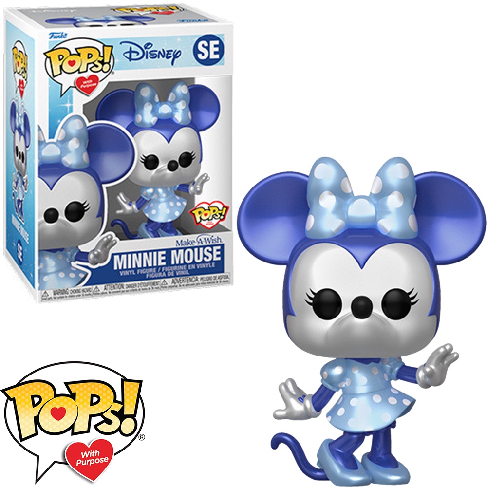 Funko Pop Make-a-wish Disney Minnie Mouse Se 63668 Novo Original