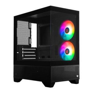 Gabinete Gamer Pichau Magpie 4B, Mini-Tower, Lateral de Vidro, Com 2