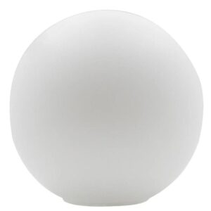 Globo De Vidro 12cm Fosco branco Leitoso e Esfera Para Pendente