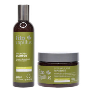 Grandha Fito Capillus Herbal Shampoo 250ml E Elixir 300g