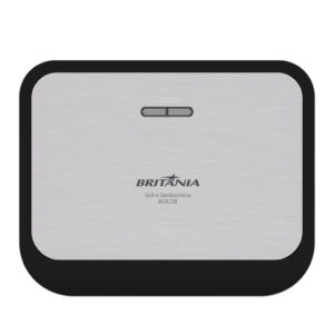 Grill e Sanduicheira Britânia Preto Inox 750W 2 em 1 BGR25B