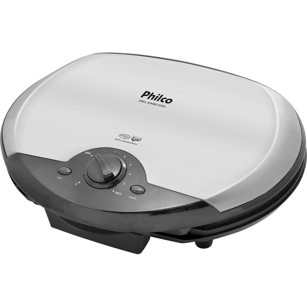 Grill e Sanduicheira Philco Jumbo Steel 1500W — Cozinha (grandes)