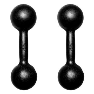 Halter Bola Pintado 4kg Peso de Academia Musculação Pesinho Treino Em