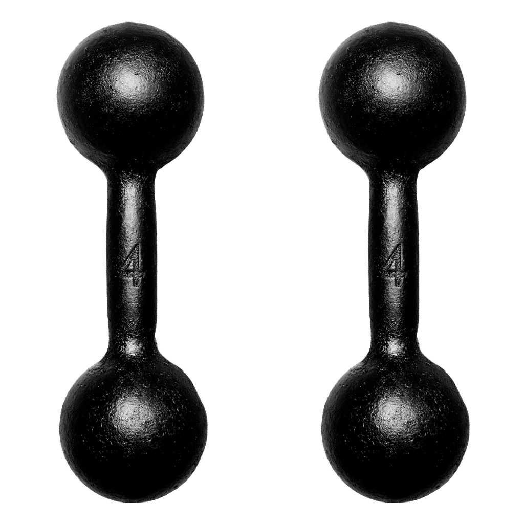 Halter Bola Pintado 4kg Peso de Academia Musculação Pesinho Treino Em