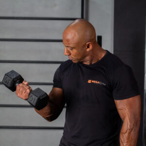 Halter Sextavado Pintado 1 ao 10 Kg Treino em Casa Musculação