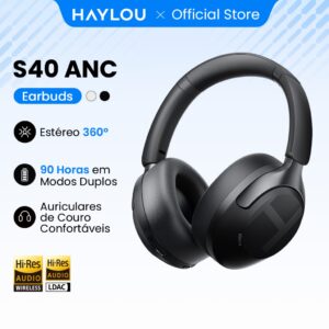 Haylou S40 ANC -50db Fone De Ouvido Sem Fio Cancelamento De Ruído