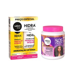 Hidratação para Cabelos Ressecados Shampoo Condicionador Cremáscara