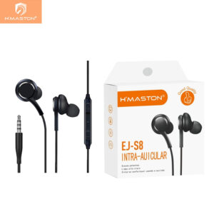 H’maston Fone De Ouvido P2 Com Microfone Preto 1,2 metros