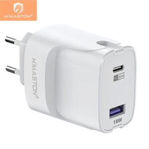 H’maston LR-10 Carregador 38w PD20W QC3.0 Fonte Tomada Rápida