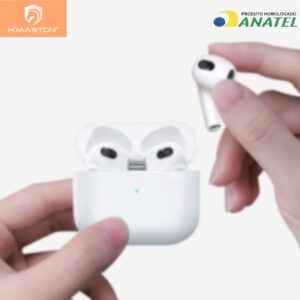 H'maston RS-20 Fone De Ouvido Bluetooth 5.4 Sem Fio Wireless In-ear
