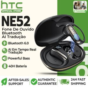 Htc NE52 AI Em Tempo Real Tradução Gancho De Orelha Fone De Ouvido