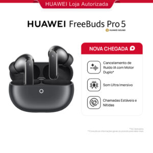 Huawei FreeBuds Pro 5 Fone de Ouvido Bluetooth Sem Fio Som Ultra