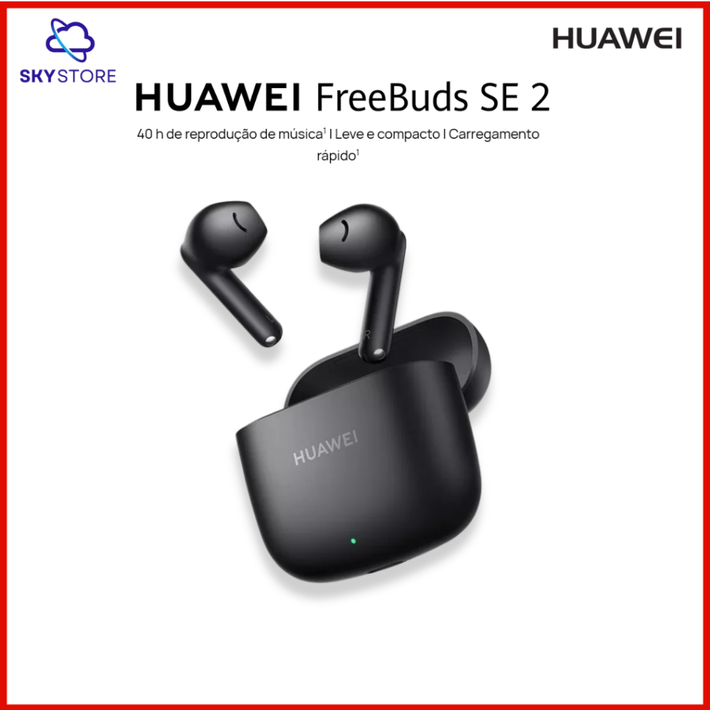 Huawei FreeBuds SE 2 Fone de Ouvido Sem Fio Fone Bluetooth Até 40