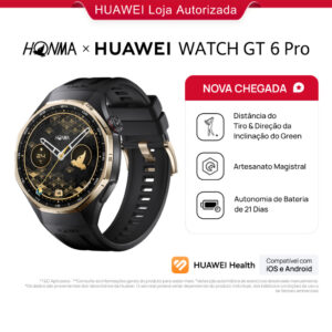 Huawei Watch GT 6 Pro Honma Smartwatch Projetado com a Honma Até 21
