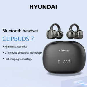 Hyundai Clipbuds7 Fone De Ouvido Sem Fio Bluetooth Alta Fidelidade HD