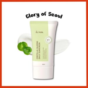 Iunik Centella calmante protetor solar diário, Spf 50+ Pa Umuda