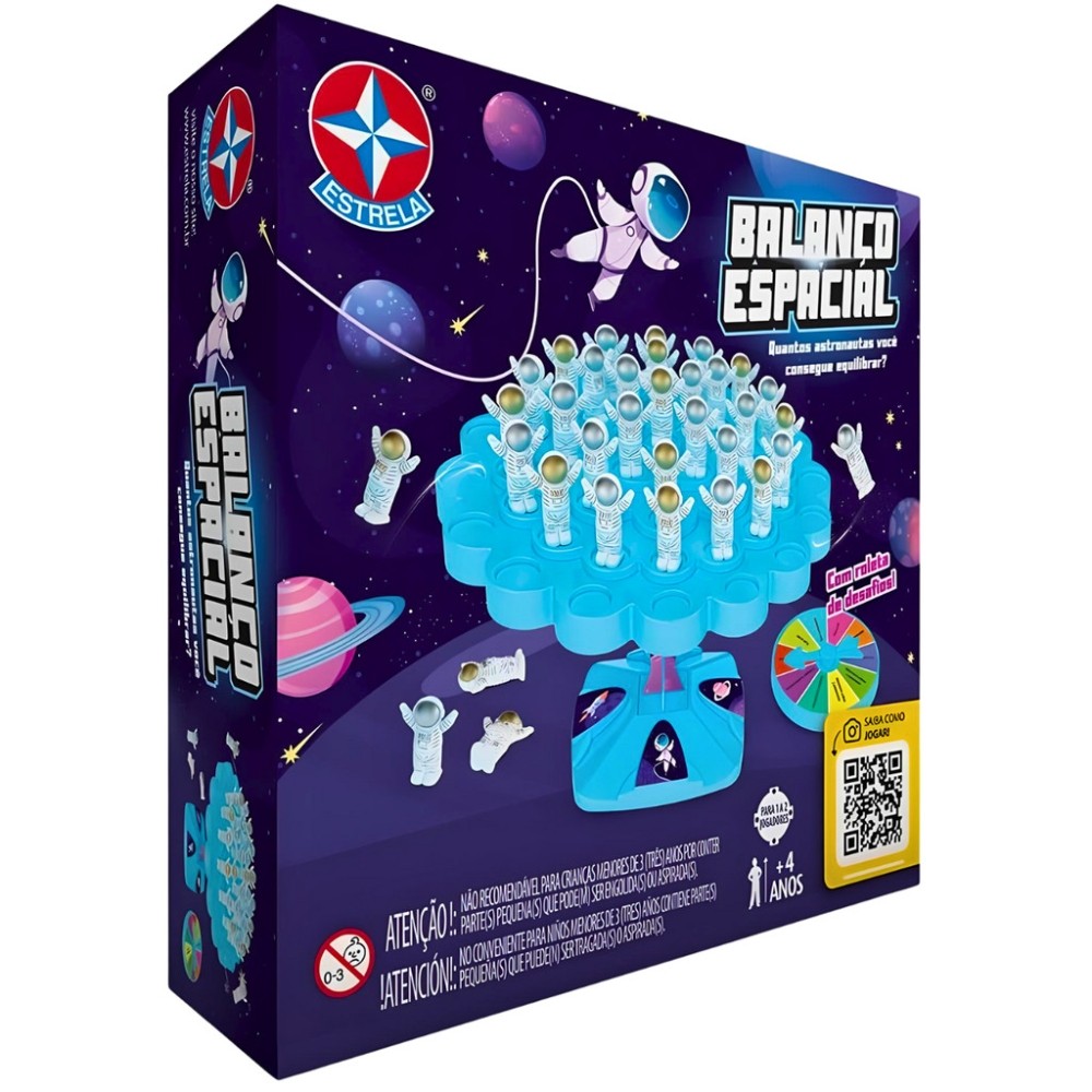 Jogo Balanço Espacial Estrela Brinquedo Astronautas Equilíbrio Mesa