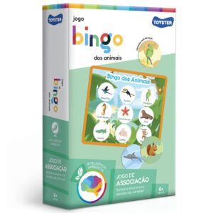 Jogo Bingo Dos Animais Toyster Brinquedos Família Criança Mesa