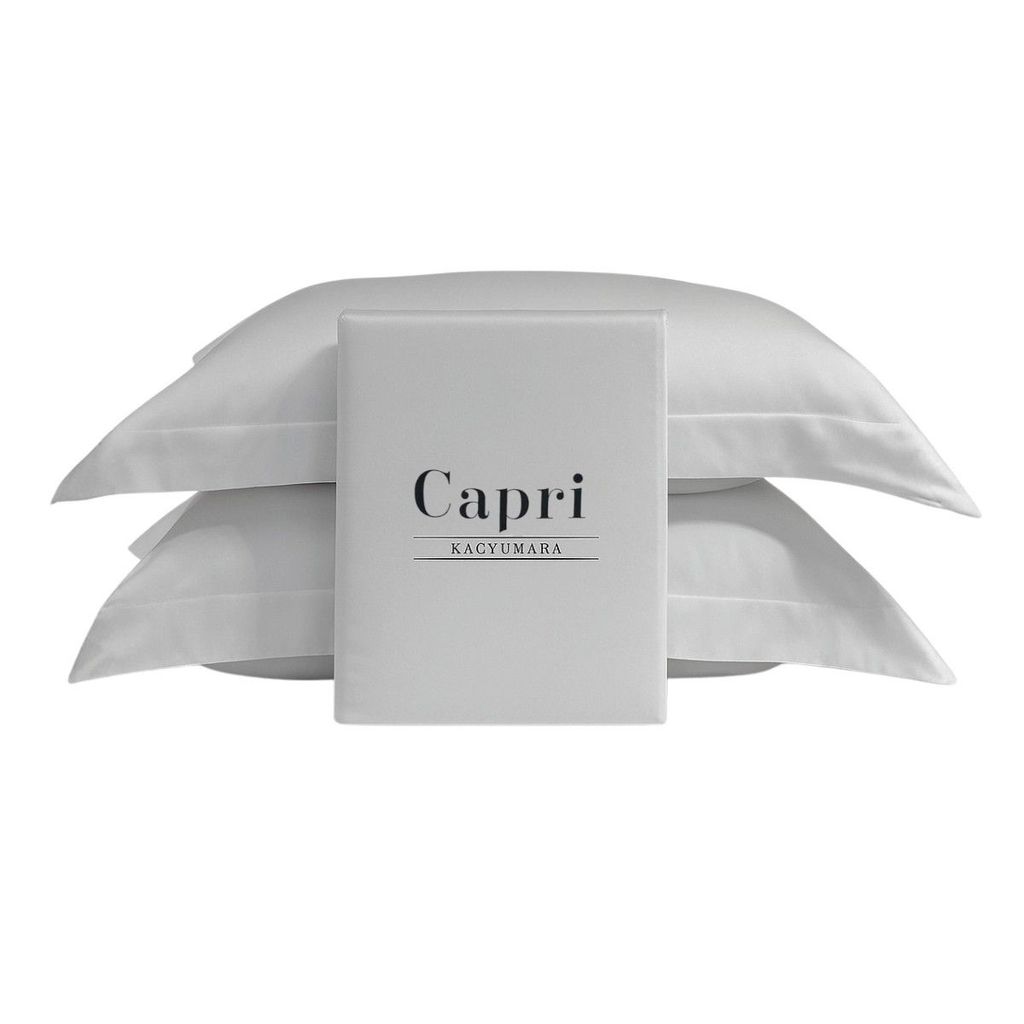 Jogo de Cama 300 Fios Bambu Kacyumara Capri Cinza
