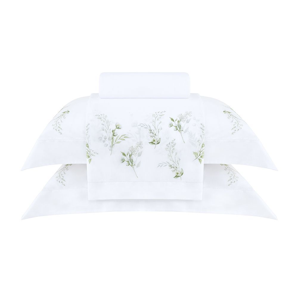 Jogo de Cama Casal Buddemeyer Gran Percalle Blanche Estampado 4 peças