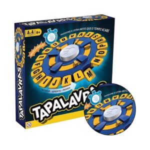 Jogo de Tabuleiro Tapalavras Multikids Brinquedo Educativo Alfabeto