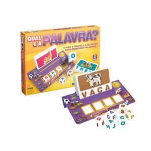 Jogo Infantil Qual é a Palavra? 72 Imagens Brinquedo Educativo