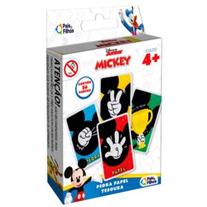 Jogo Pedra Papel Tesoura Mickey Mouse Disney Pais E Filhos 56 Cartas