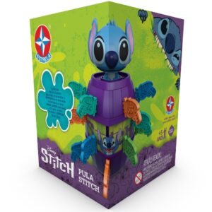Jogo Pula Stitch Disney Estrela Brinquedo Barril Espadas 24 Arma