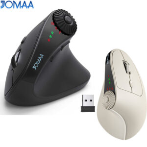 Jomaa Mouse Vertical Sem Fio Para Mão Direita Com Botão De Ajuste