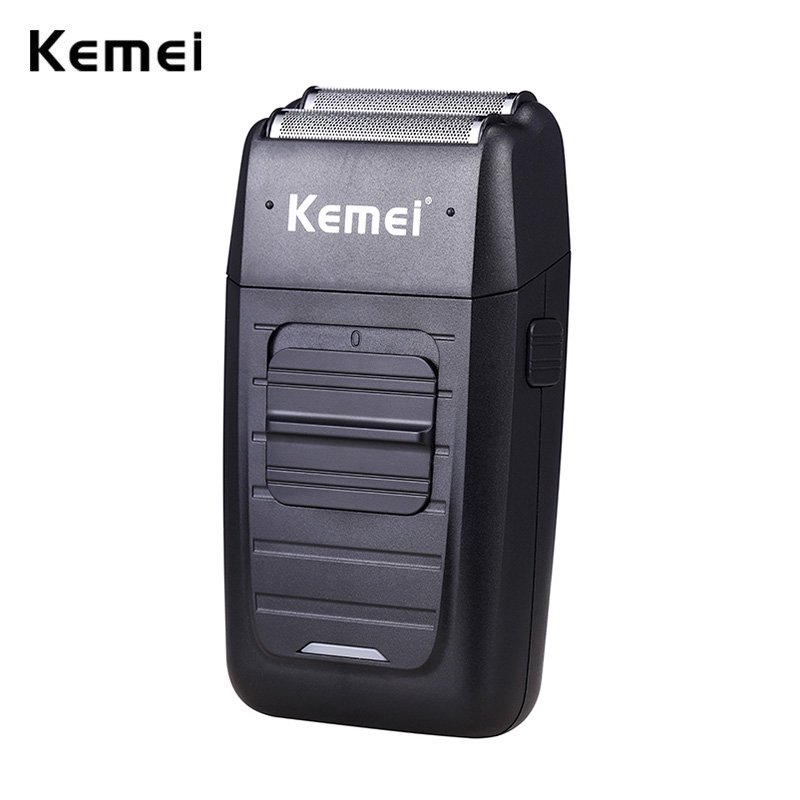 Kemei KM-1102 Barbeador Elétrico Duas Lâminas De Folha De Metal