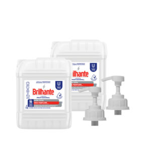 Kit 02 Lava Roupas Líquido Ação Total Sem Perfume 7L Brilhante 02