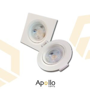 Kit 10 Spot led 5w 7w Luminária Bivolt Direcionavel Quadrado Redondo