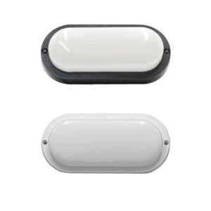 Kit 2, 3, 4 e 5 Luminária Tartaruga Led Oval 8W Apollo Preto ou