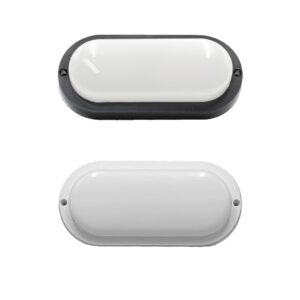 Kit 2, 3 e 4 unidades Luminária Tartaruga 15w Led Oval Bivolt Preto
