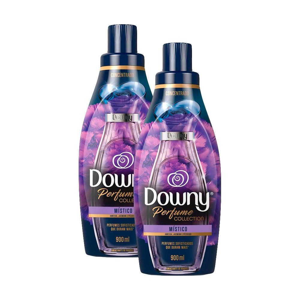 Kit 2 Amaciante Downy Concentrado Perfume Collection Místico 900ml