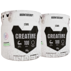 Kit 2 Creatina Pura Born To Disrupt Under Labz 300g Cada