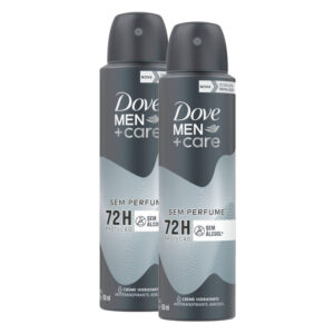 Kit 2 Desodorante Dove Men Care Sem Perfume Aerosol Antitranspirante