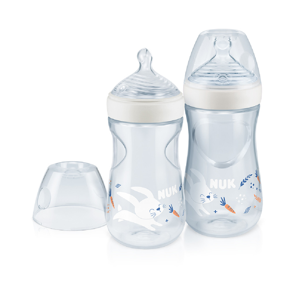 Kit 2 Mamadeiras Smart Flow Essence 270ml Neutral Nuk