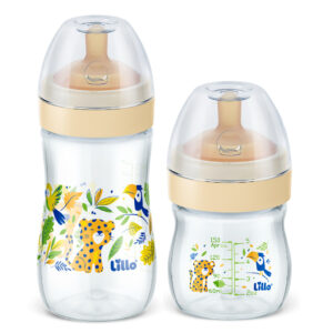 Kit 2 Mamadeiras Super Evolution Bico Látex 150 300ml Lillo