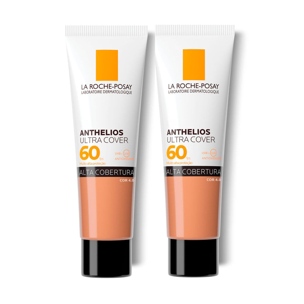 Kit 2 Protetor Solar Anthelios Ultra Cover Fps 60 Cor 4.0 30g — Skincare