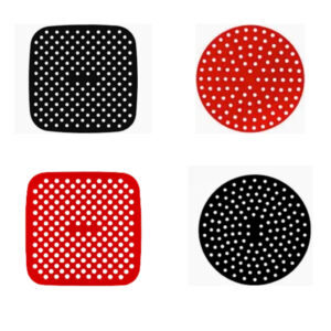 Kit 2 Tapete para Air Fryer Formato a Escolher cores Sortidas