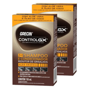 Kit 2x Grecin Control GX Shampoo e Condicionador 2×1 118ml