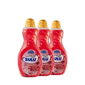 Kit 3 Limpadores Zulu Perfumes Cereja 500ml