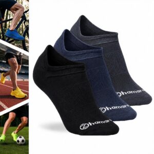 Kit 3 Pares Meias Poliamida Corrida Zhamaro Performance Sapatilha Dry