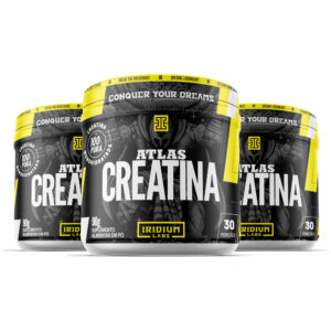 Kit 3x Atlas Creatina 90g Iridium Labs