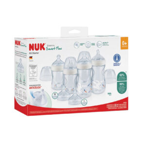Kit 4 Mamadeiras Starter Smart Flow Recém Nascido Nuk