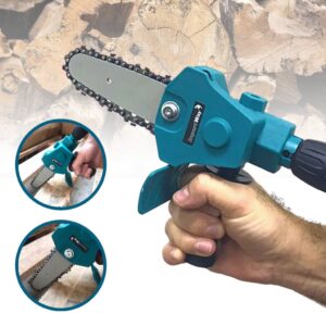 Kit Adaptador Portátil para Furadeira Virar Motoserra Material ABS