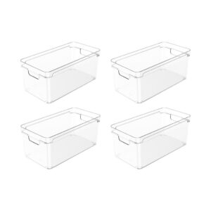 Kit de organizador de armários Ou 4 peças 30x15x13 Linha Clear