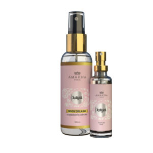 Kit de Perfume Zaya 15ml com Body Splash 100ml Amakha Paris